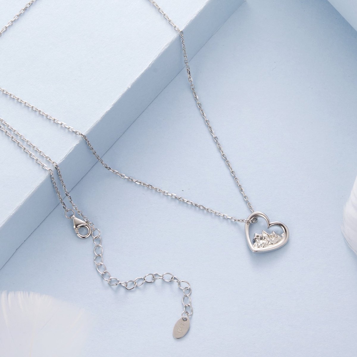 Amarante Jewelry Heartfelt Mountain Glow Pendant Necklace