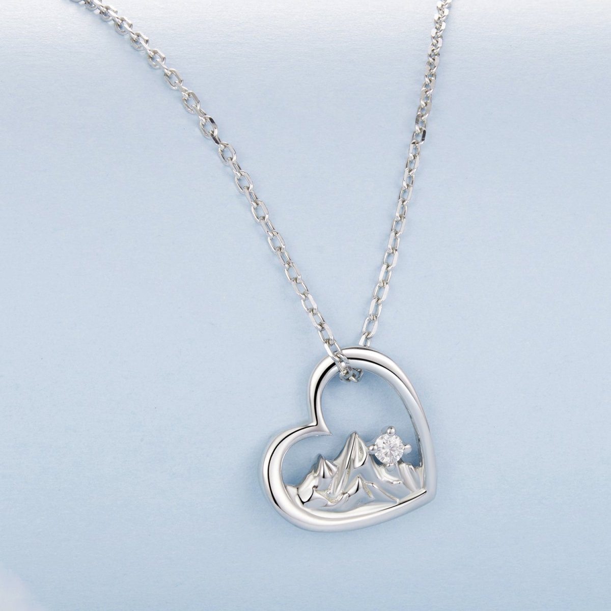 Amarante Jewelry Heartfelt Mountain Glow Pendant Necklace