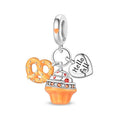 Amarante Jewelry Hello Fall Cupcake & Pretzel Dangle Charm
