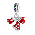 Amarante Jewelry Holiday Stocking & Hat Triple Dangle Charm