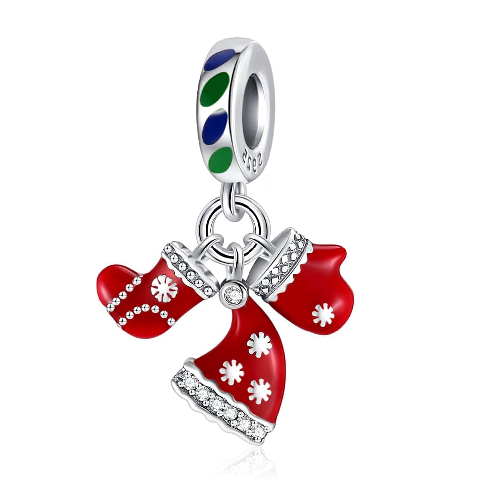 Amarante Jewelry Holiday Stocking & Hat Triple Dangle Charm