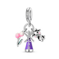 Amarante Jewelry Holland Windmill, Tulips & Cow Dangle Charm