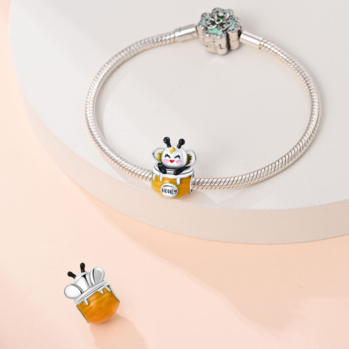 Amarante Jewelry Honey Bee in Pot Charm
