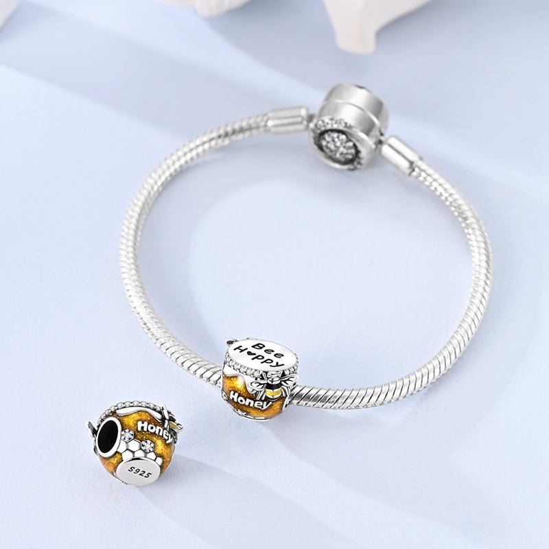 Amarante Jewelry Honey Pot “Bee Happy” Charm