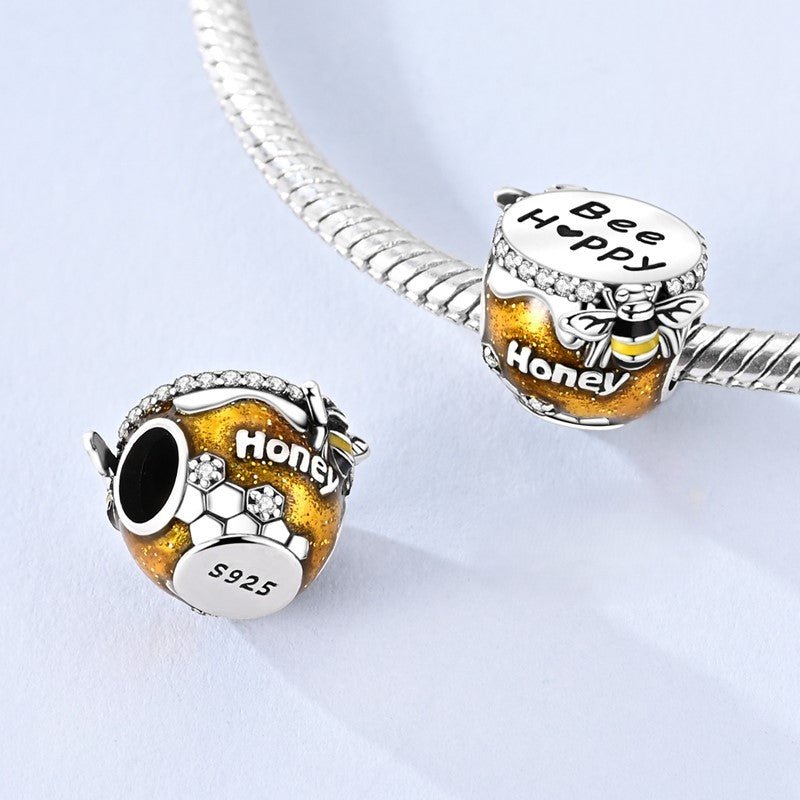 Amarante Jewelry Honey Pot “Bee Happy” Charm