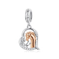 Amarante Jewelry Horse & Heart Forever Bond Dangle Charm