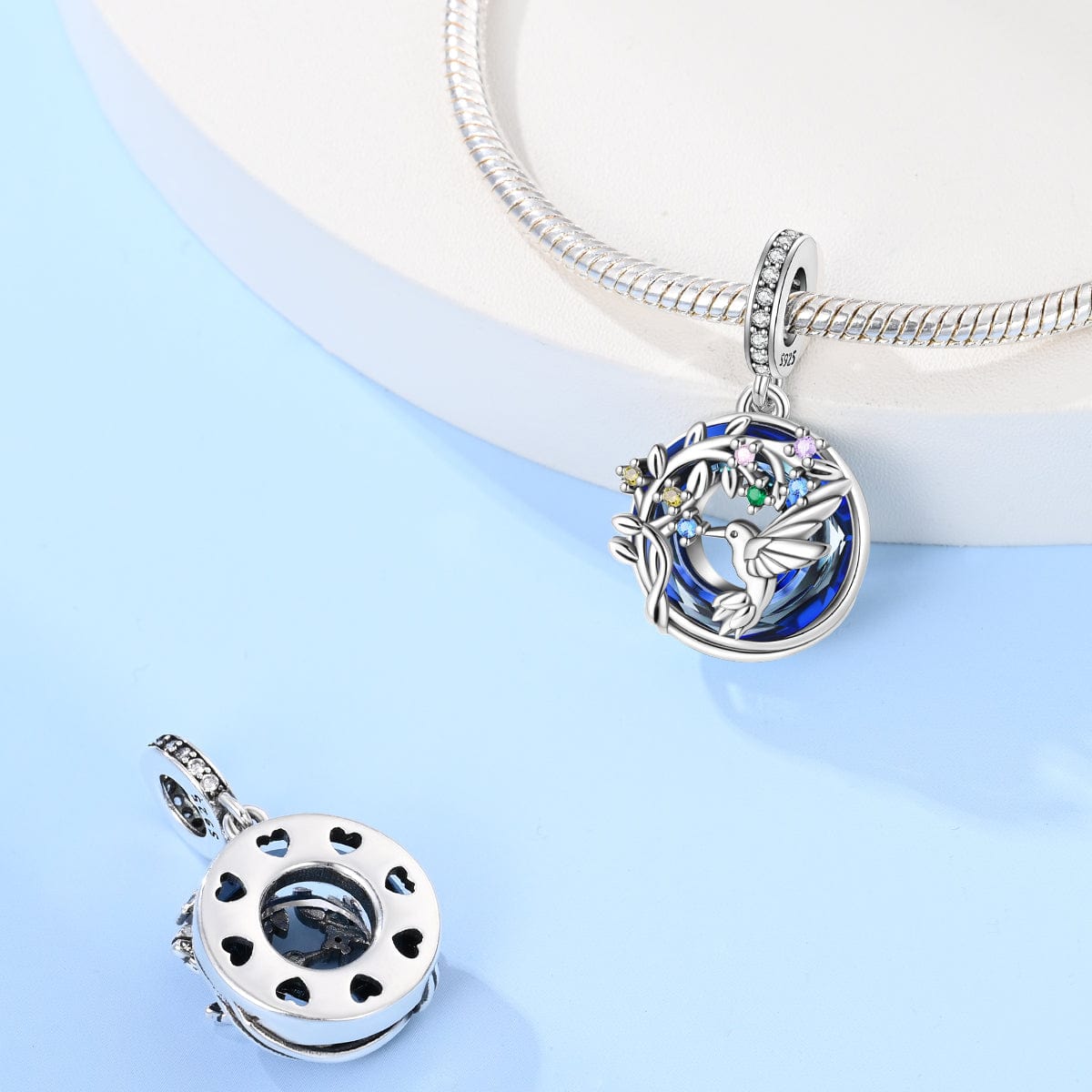 Amarante Jewelry Hummingbird Double Dangle Charm