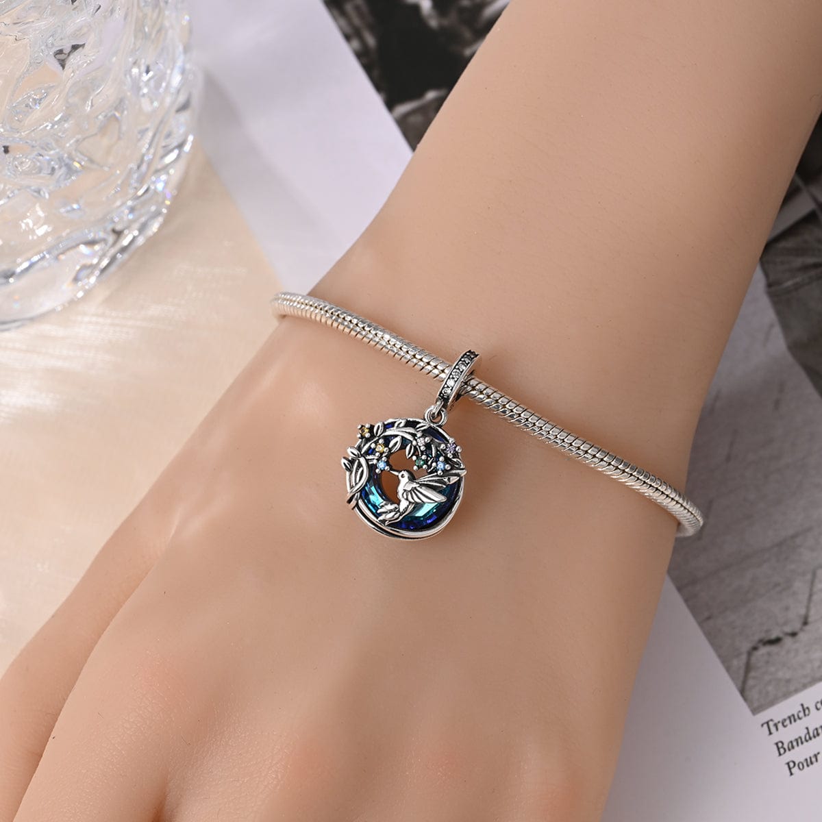 Amarante Jewelry Hummingbird Double Dangle Charm