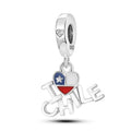 Amarante Jewelry I Love Chile Dangle Charm