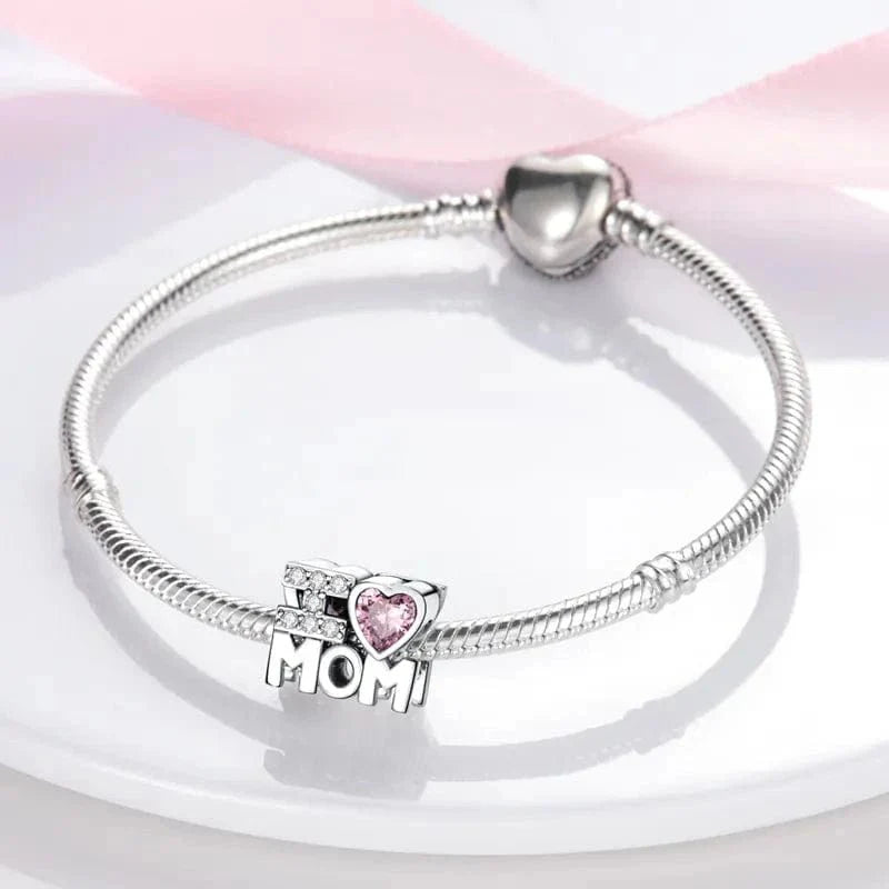 Amarante Jewelry I Love Mom Charm