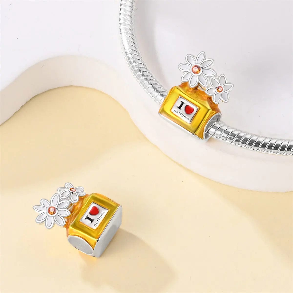 Amarante Jewelry I Love Perfume Bottle Charm