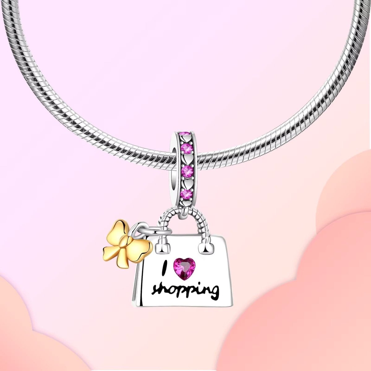 Amarante Jewelry I Love Shopping Dangle Charm