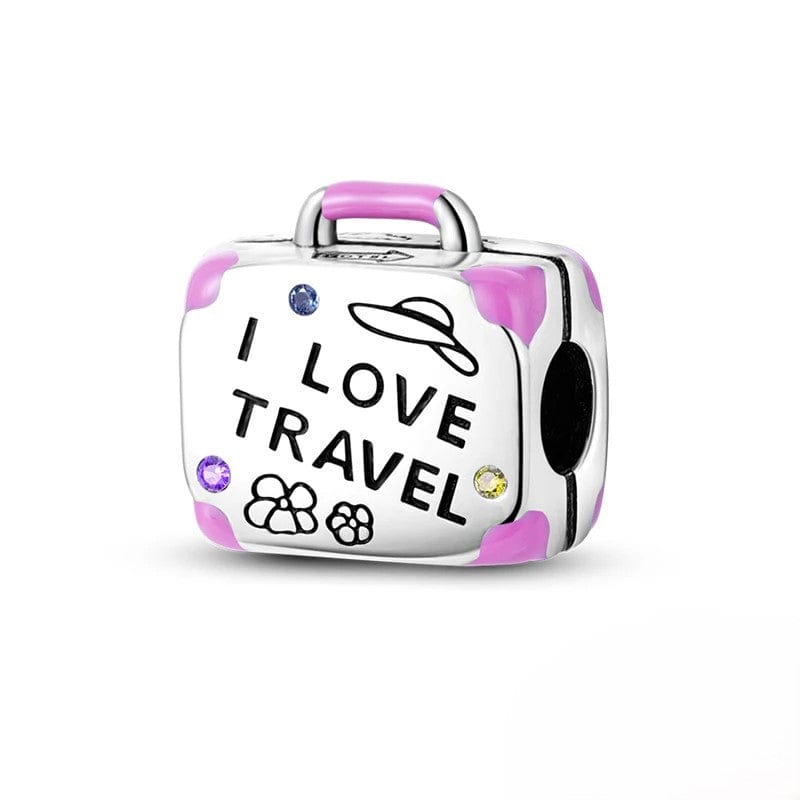Amarante Jewelry I Love to Travel Charm