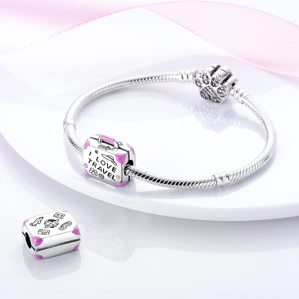 Amarante Jewelry I Love to Travel Charm