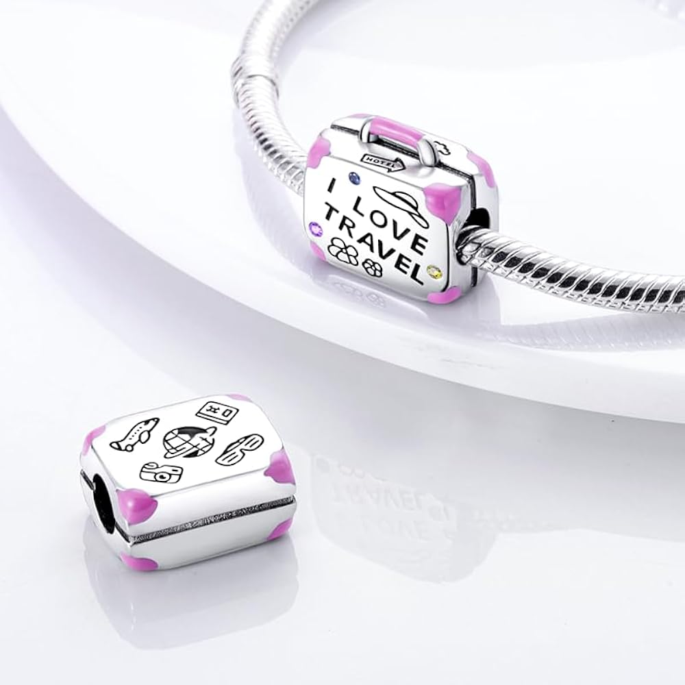 Amarante Jewelry I Love to Travel Charm