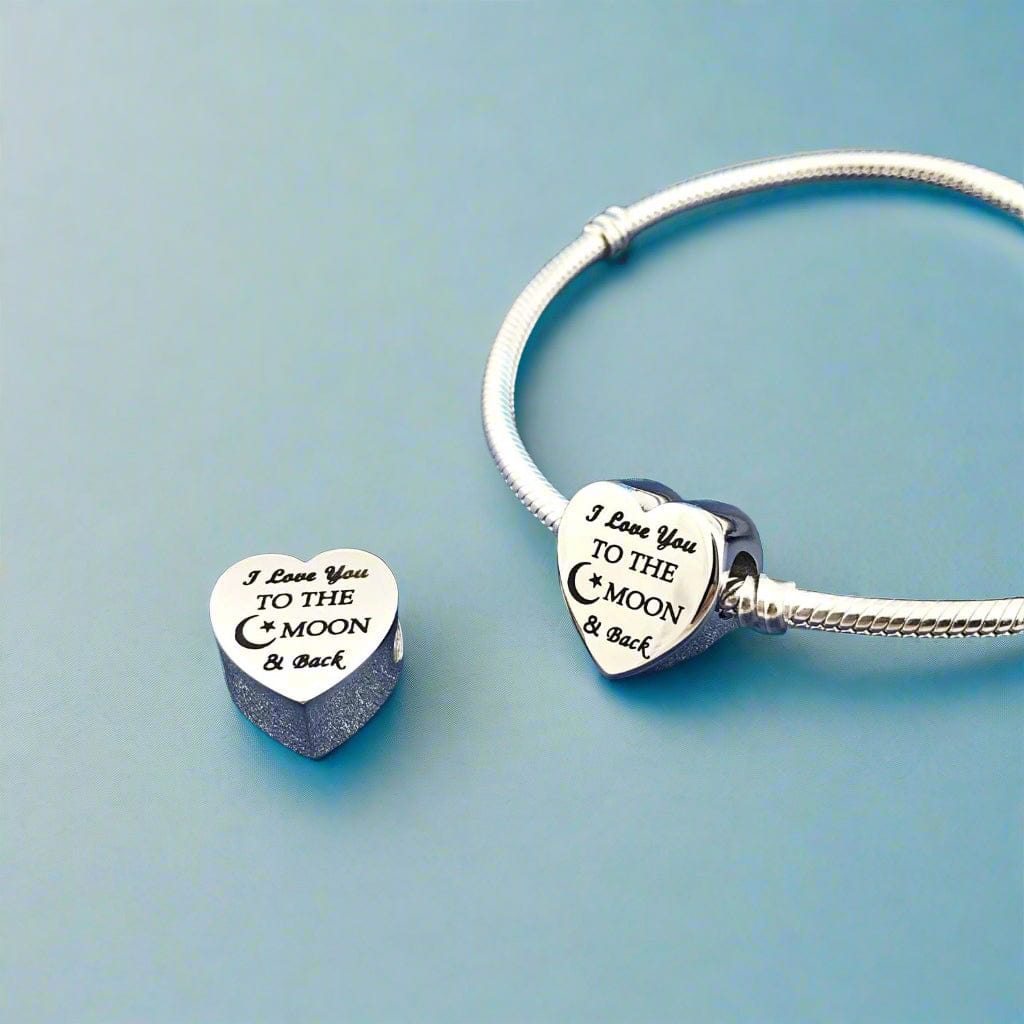 Amarante Jewelry I Love You To The Moon and Back Charm