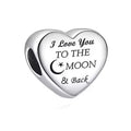Amarante Jewelry I Love You To The Moon and Back Charm