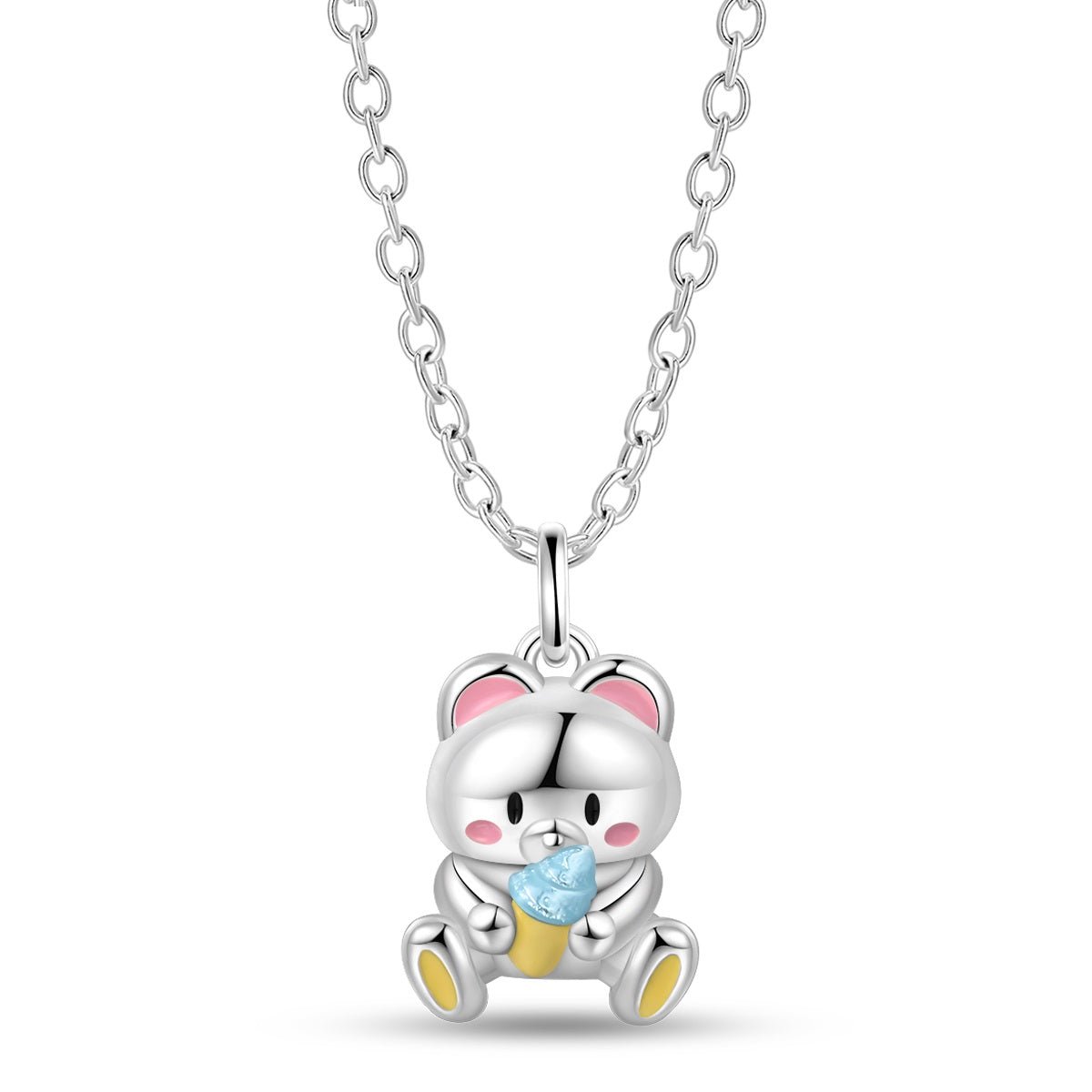 Amarante Jewelry Ice Cream Bear Pendant Necklace
