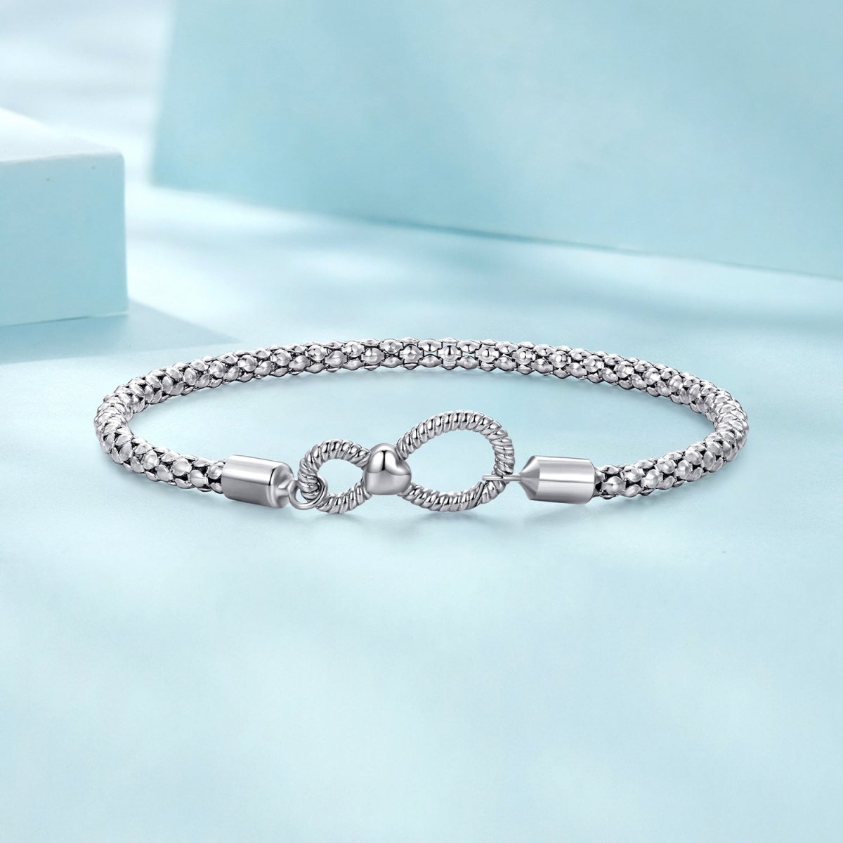 Amarante Jewelry Infinity Clasp Woven Charm Bracelet