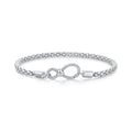Amarante Jewelry Infinity Clasp Woven Charm Bracelet
