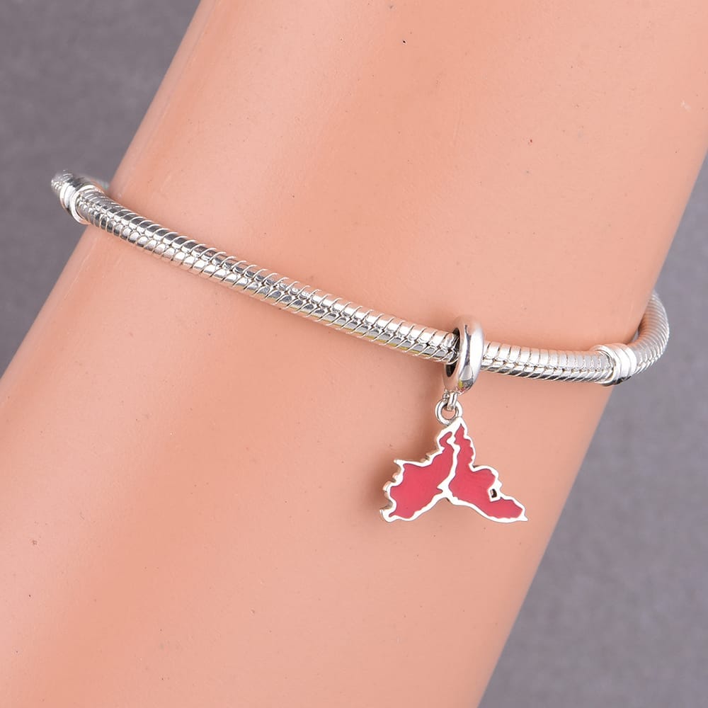Amarante Jewelry Istanbul Map Dangle Charm