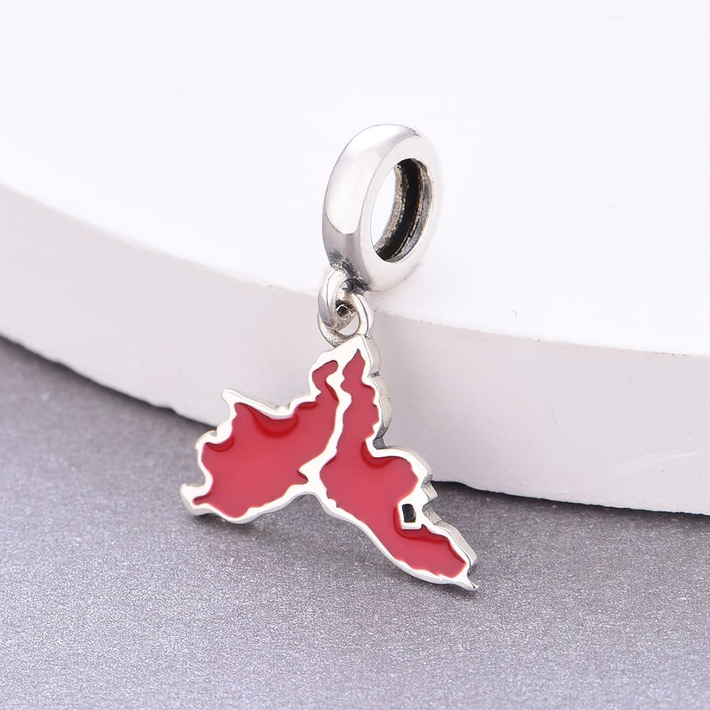 Amarante Jewelry Istanbul Map Dangle Charm