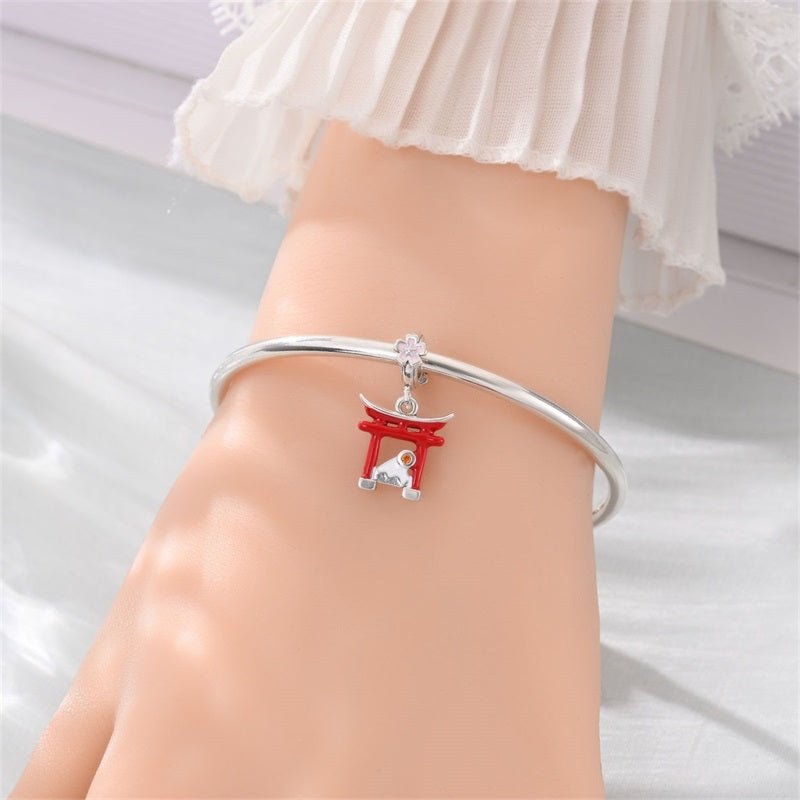 Amarante Jewelry Japan Torii Gate & Mount Fuji Dangle Charm