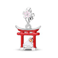 Amarante Jewelry Japan Torii Gate & Mount Fuji Dangle Charm