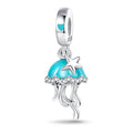 Amarante Jewelry Jellyfish Luminous Glow in the Dark Dangle Charm