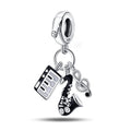 Amarante Jewelry Keyboard, Saxophone & Music Note Charm