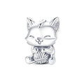 Amarante Jewelry Kitten & Yarn Ball Charm