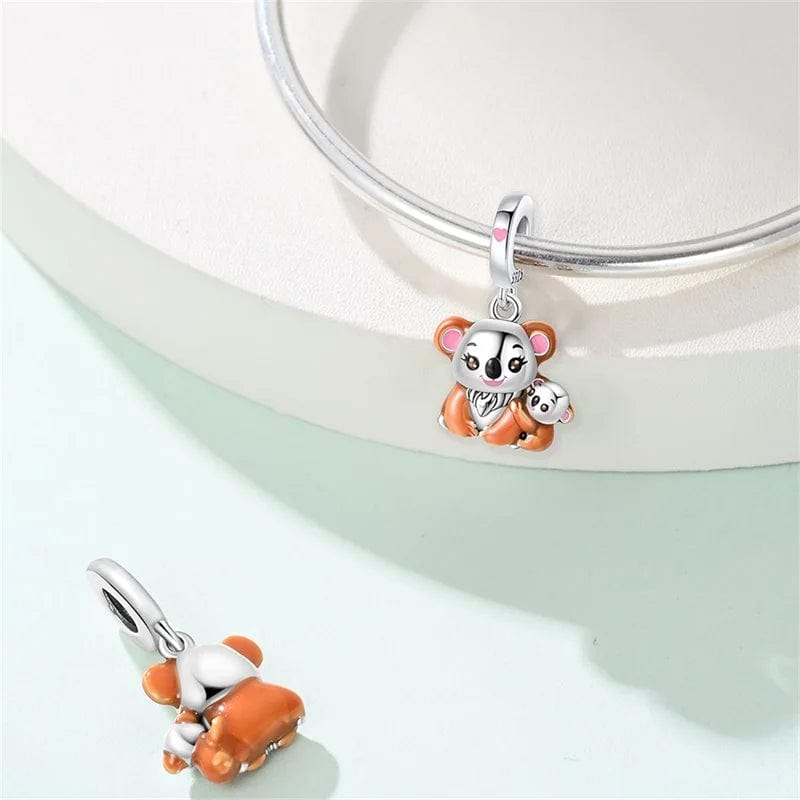 Amarante Jewelry Koala Love & Baby Hug Dangle Charm