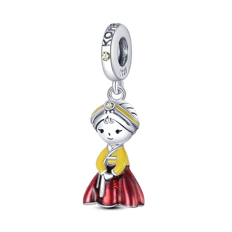 Amarante Jewelry Korean Hanbok Doll Dangle Charm
