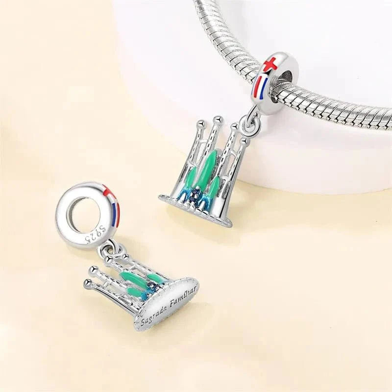Amarante Jewelry La Sagrada Familia Cathedral Barcelona Luminous Dangle Charm