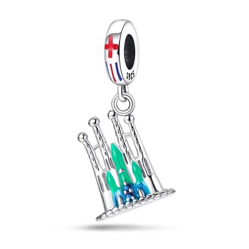 Amarante Jewelry La Sagrada Familia Cathedral Barcelona Luminous Dangle Charm