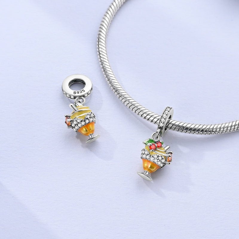 Amarante Jewelry Lemonade Cocktail Dangle Charm