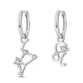 Amarante Jewelry Leo Constellation Zodiac Hoop Earrings