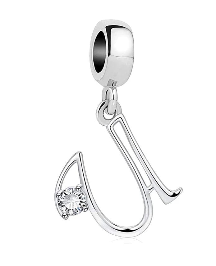 Amarante Jewelry Elegant Crystal Letter A~Z Alphabet Charm