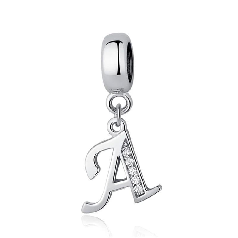 Amarante Jewelry Elegant Cursive Letter A~Z Alphabet Charm