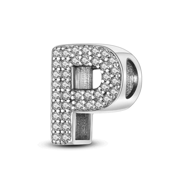Amarante Jewelry Sparkling Letter A~Z Alphabet Charm