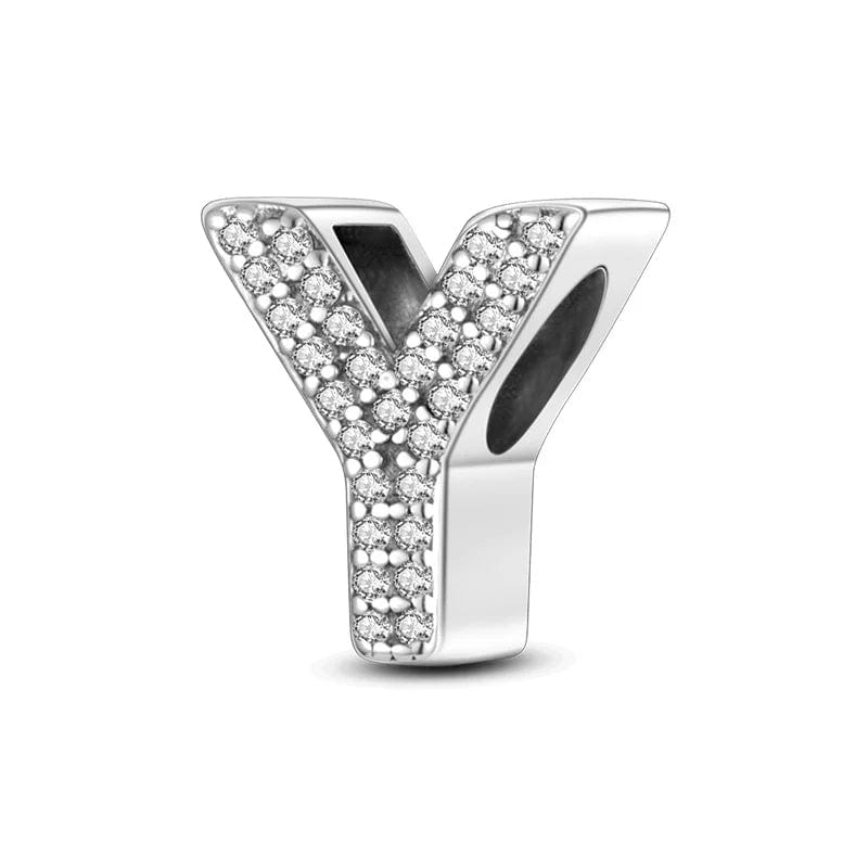 Amarante Jewelry Sparkling Letter A~Z Alphabet Charm