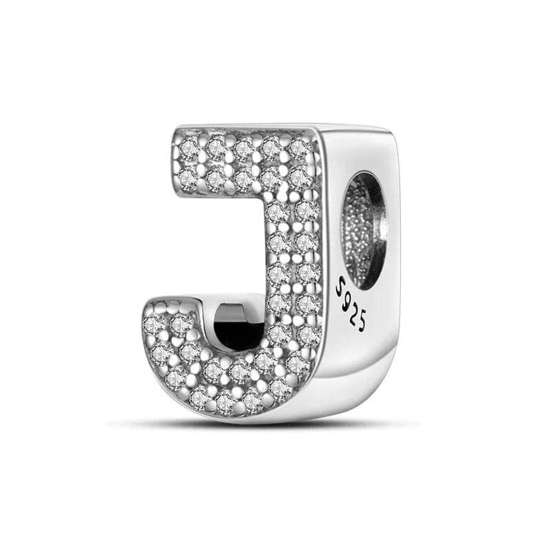 Amarante Jewelry Sparkling Letter A~Z Alphabet Charm