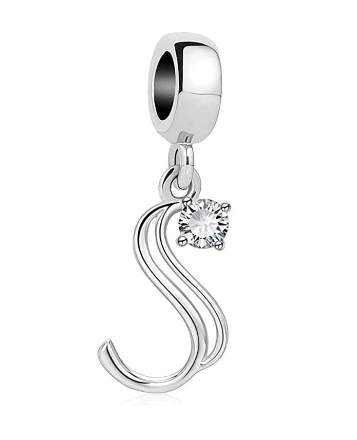 Amarante Jewelry Elegant Crystal Letter A~Z Alphabet Charm