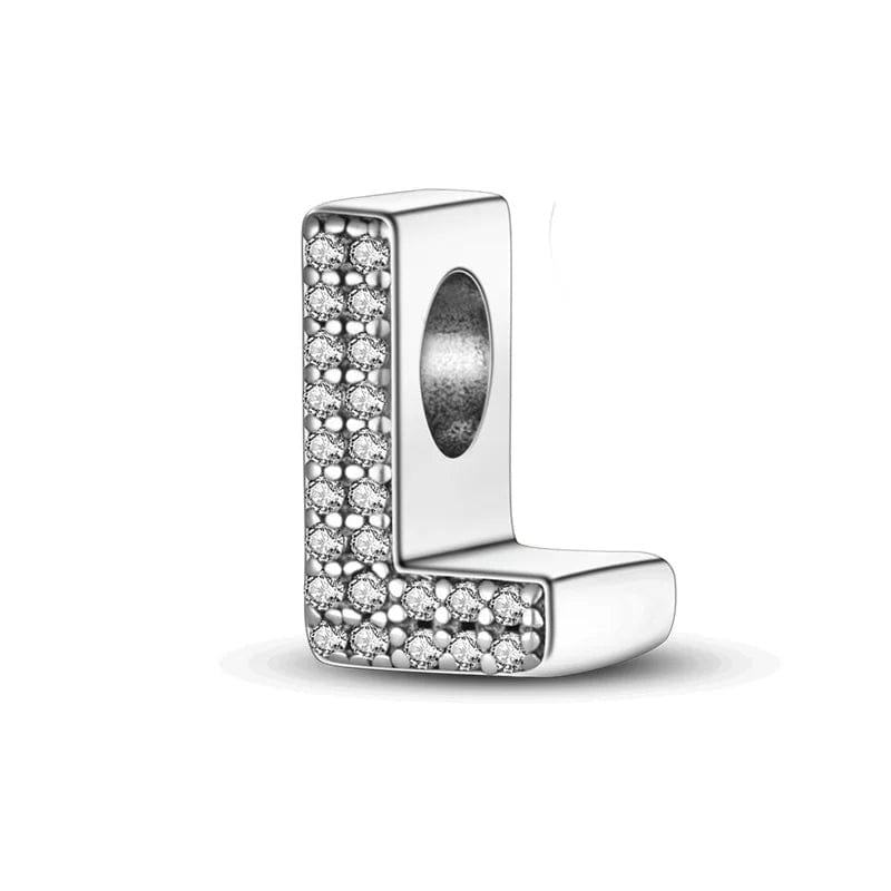 Amarante Jewelry Sparkling Letter A~Z Alphabet Charm