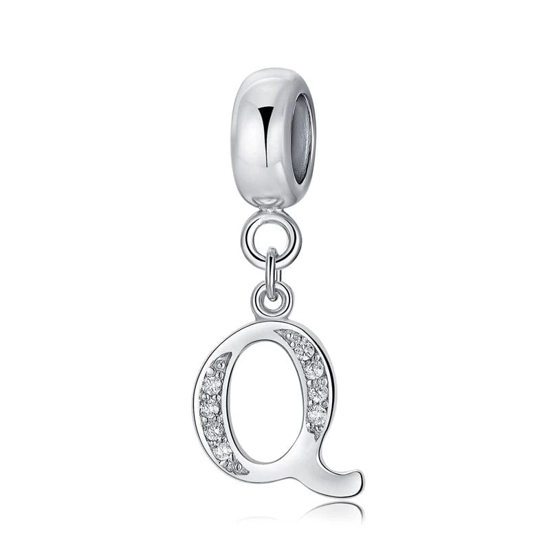Amarante Jewelry Elegant Cursive Letter A~Z Alphabet Charm