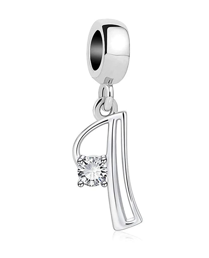 Amarante Jewelry Elegant Crystal Letter A~Z Alphabet Charm