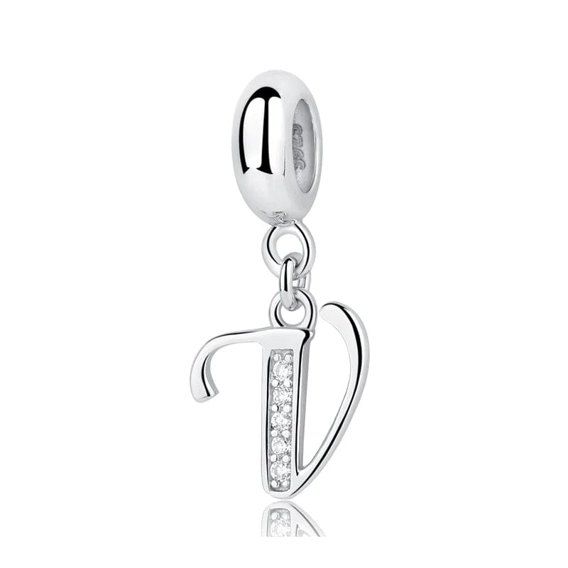 Amarante Jewelry Elegant Cursive Letter A~Z Alphabet Charm