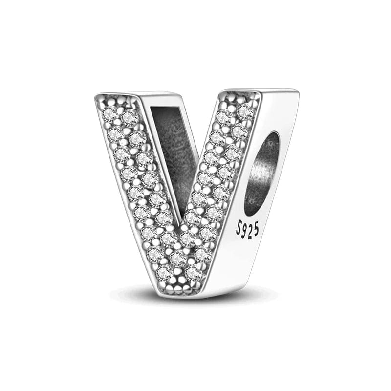Amarante Jewelry Sparkling Letter A~Z Alphabet Charm