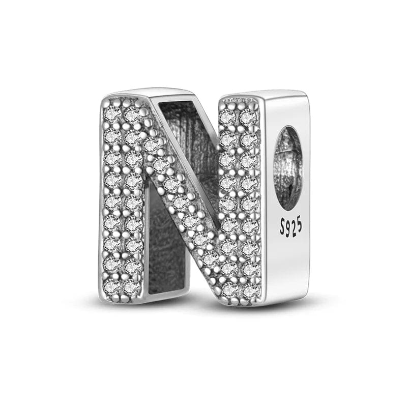 Amarante Jewelry Sparkling Letter A~Z Alphabet Charm