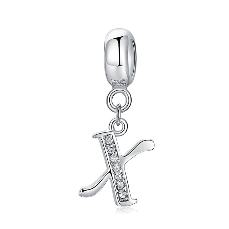 Amarante Jewelry Elegant Cursive Letter A~Z Alphabet Charm